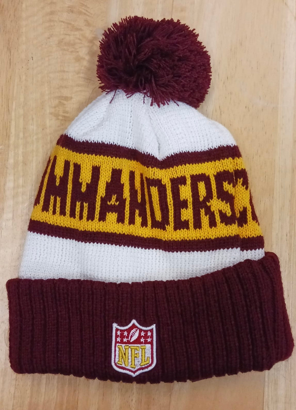 Washington Commanders NFL New Era winter knit Hat with Pom product image 2