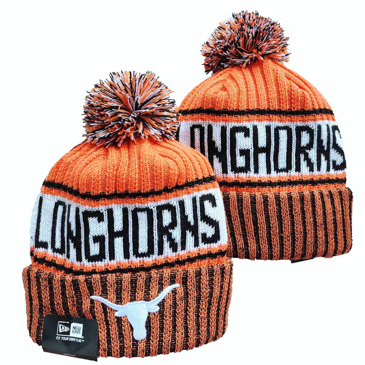 Texas Longhorns NCAA New Era winter Hat with Pom product image 1