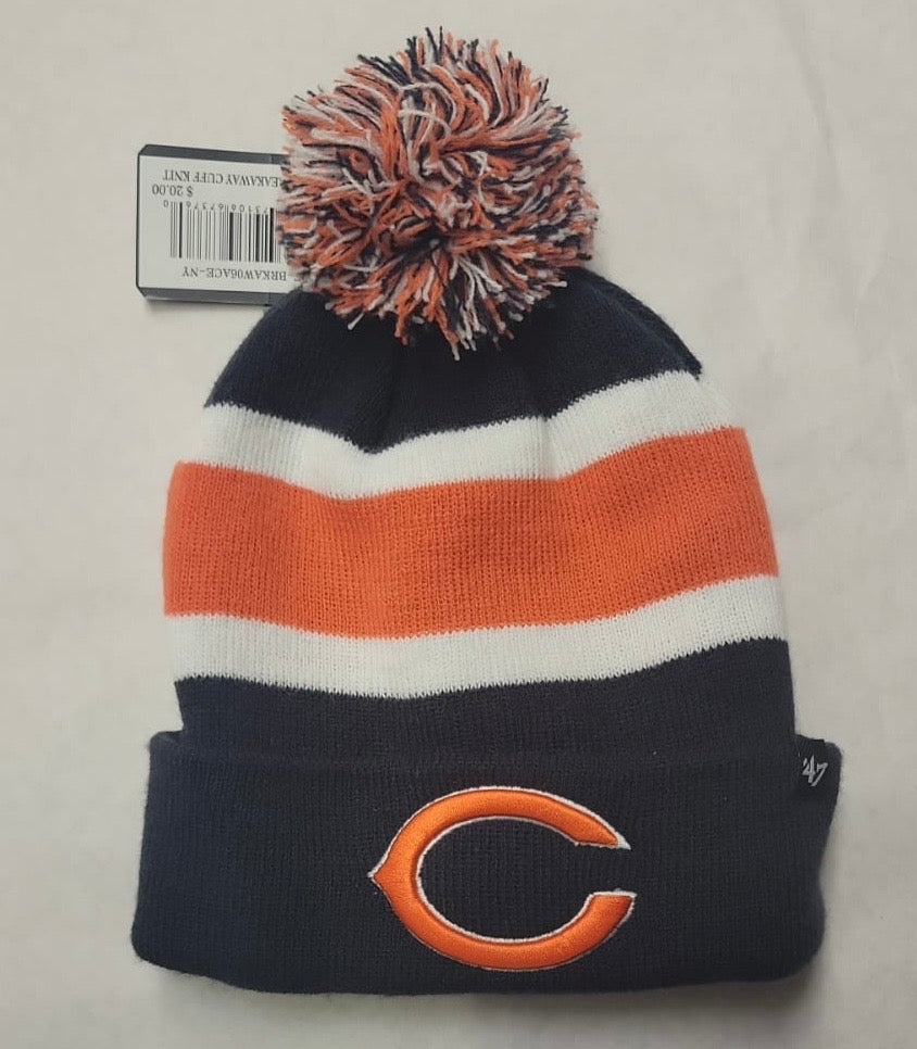 Chicago Bears NFL New Era winter Hat with Pom product image 1