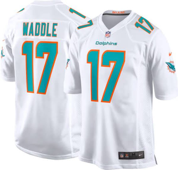 Jaylen Waddle Miami Dolphins Nike Jersey white product image 1