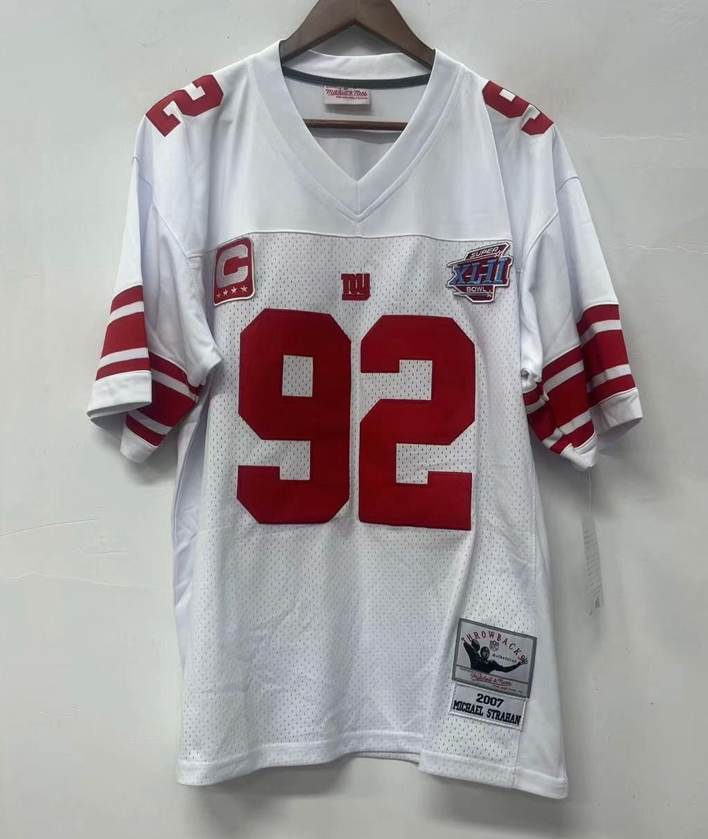 Michael Strahan New York Giants Super Bowl XLII jersey product image 2