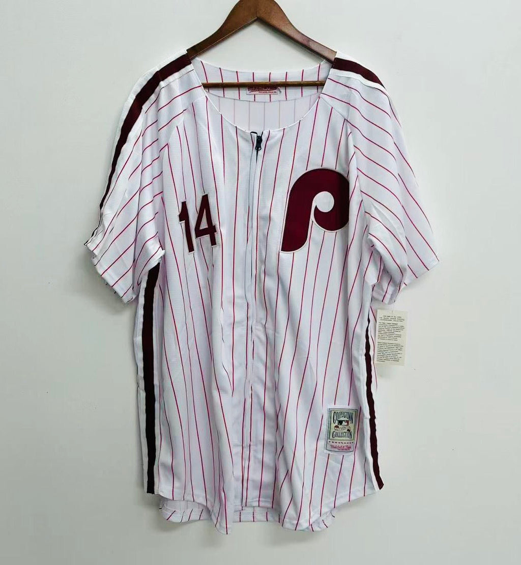 Pete Rose Philadelphia Phillies Jersey white pinstripes product image 3
