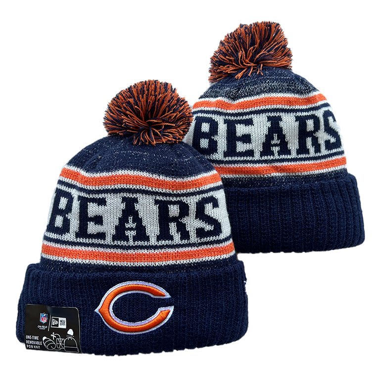 Chicago Bears NFL New Era winter Hat with Pom product image 1