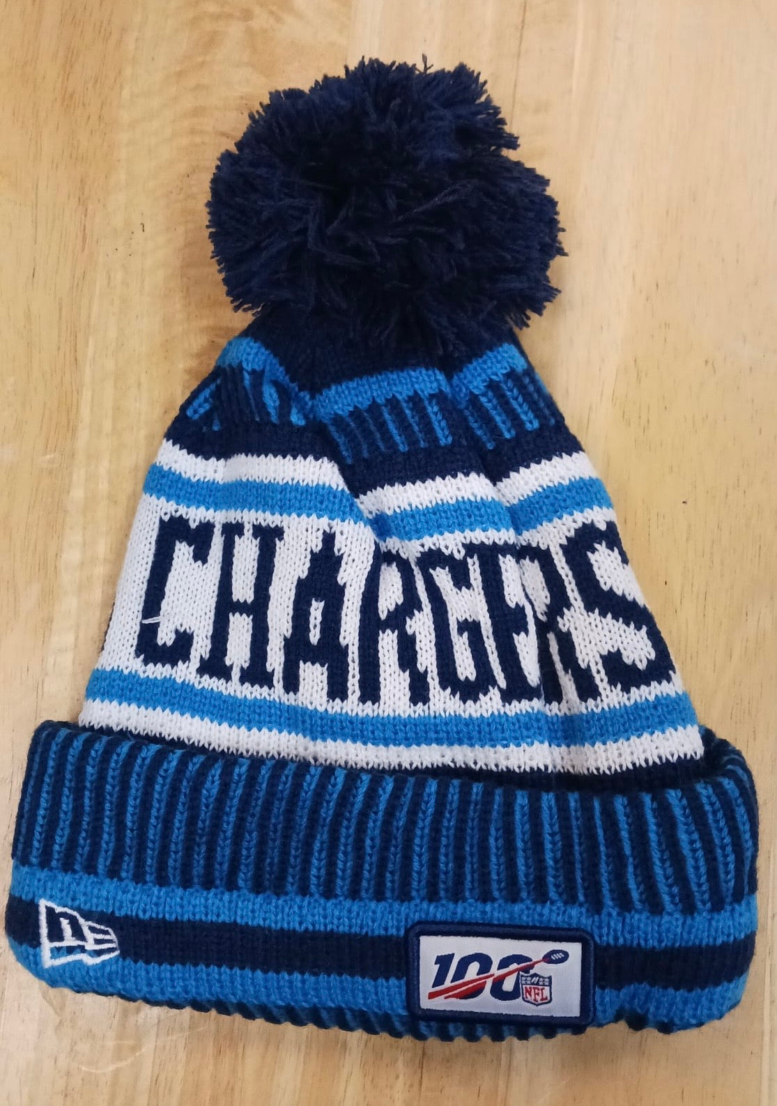 Los Angeles Chargers NFL New Era winter Hat with Pom product image 2