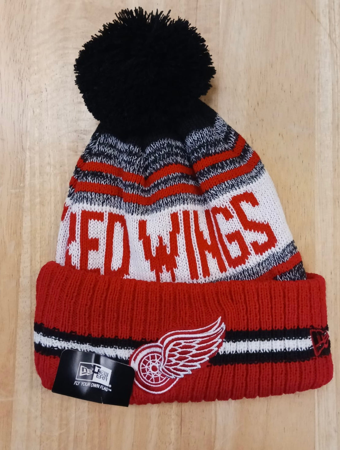 Detroit Red Wings NHL New Era winter Hat with Pom product image 2