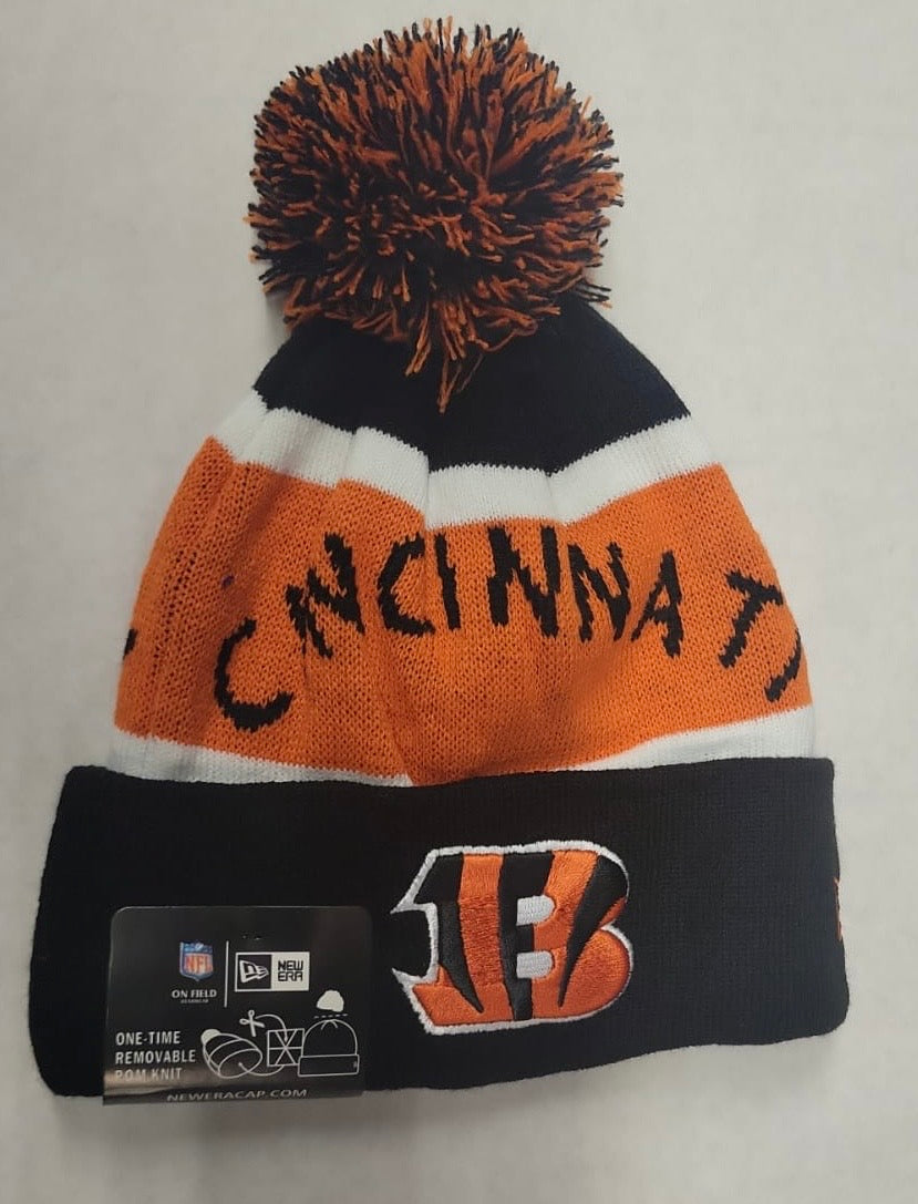 Cincinnati Bengals NFL New Era winter Hat with Pom product image 1