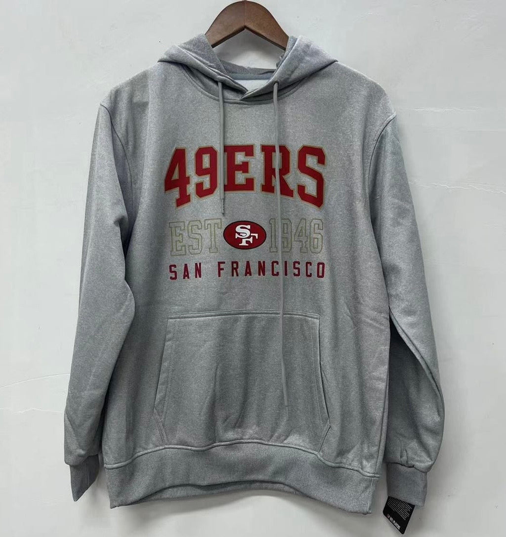 San Francisco 49ers Official NFL hoodie gray product image 1