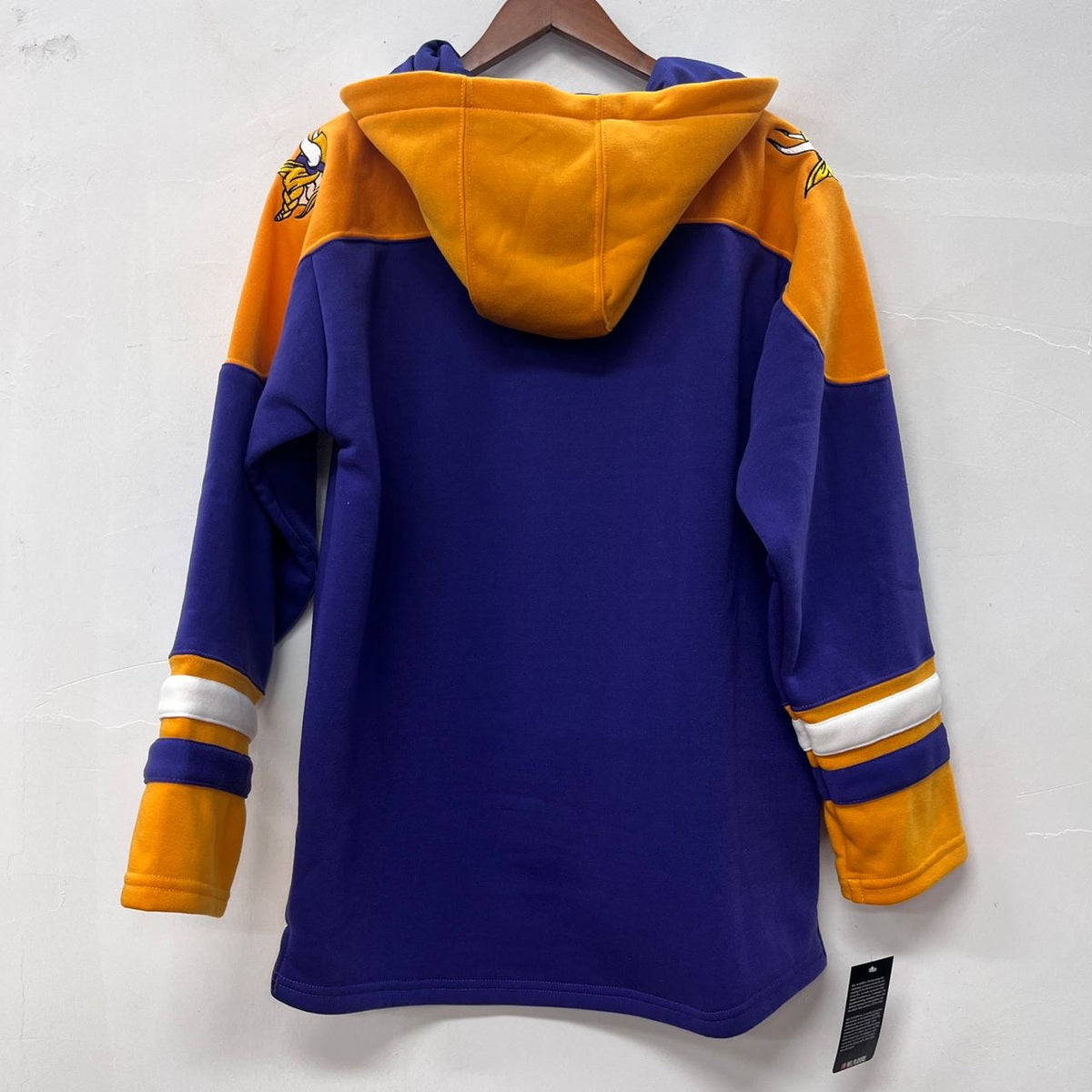 Minnesota Vikings Official NFL Hockey style hoodie product image 2