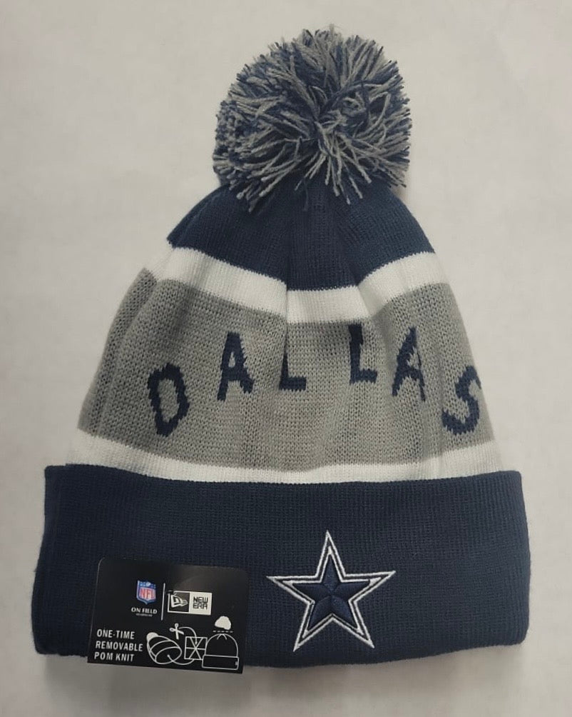 Dallas Cowboys NFL New Era winter knit Hat with Pom product image 1