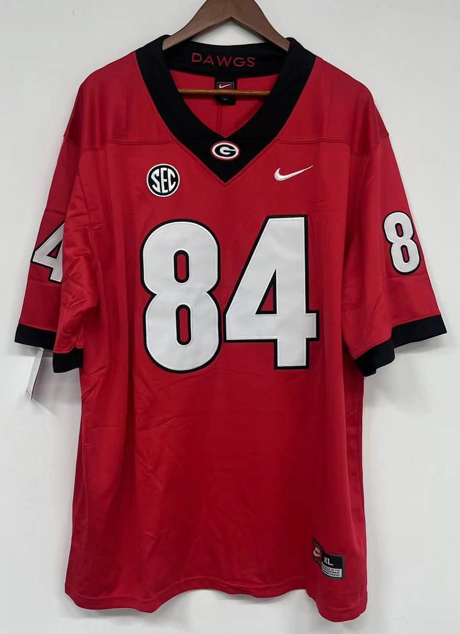 Ladd McConkey Georgia Bulldogs Official NCAA Jersey red product image 2