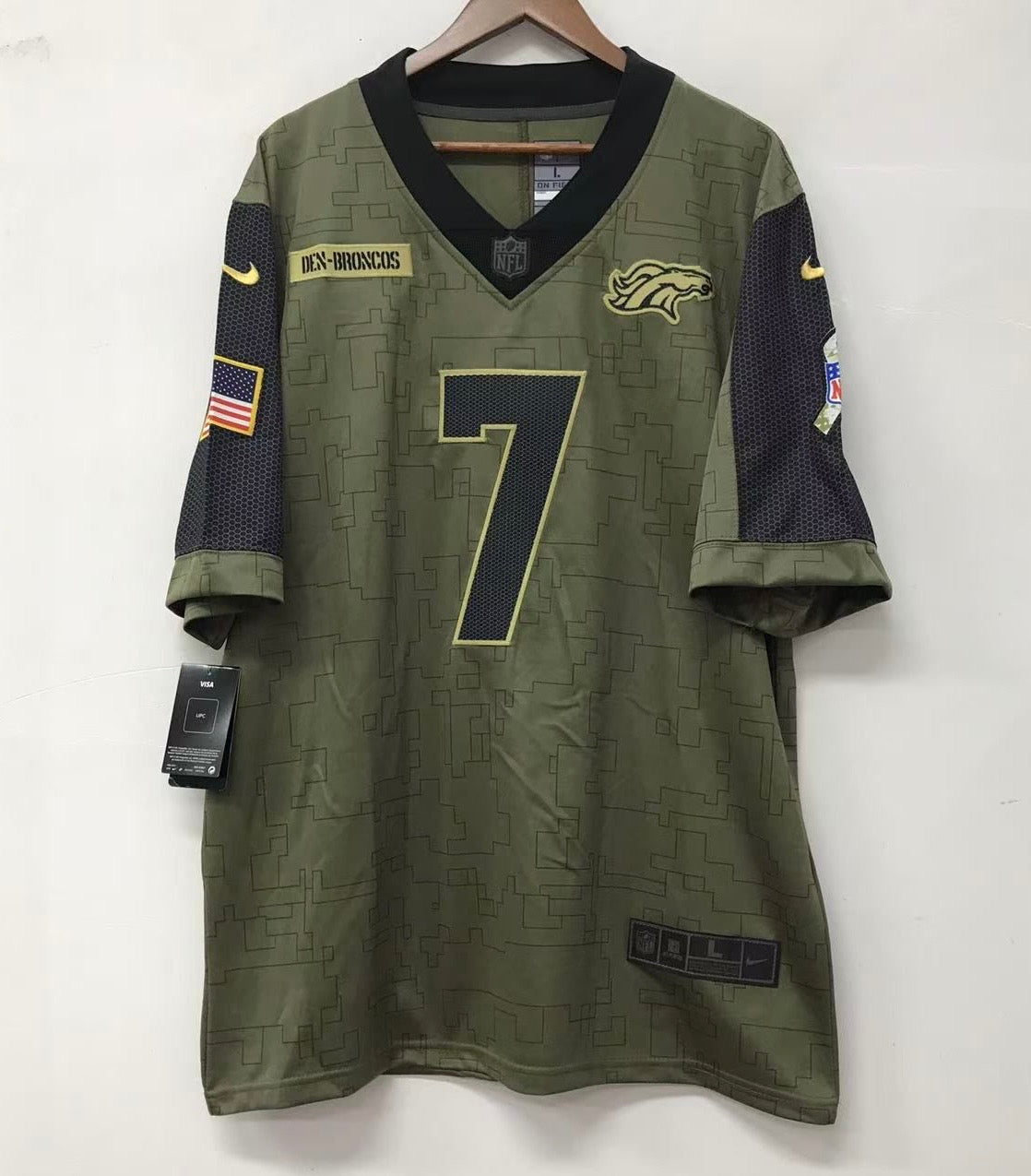 John Elway Denver Broncos Official NFL military salute to product image 3
