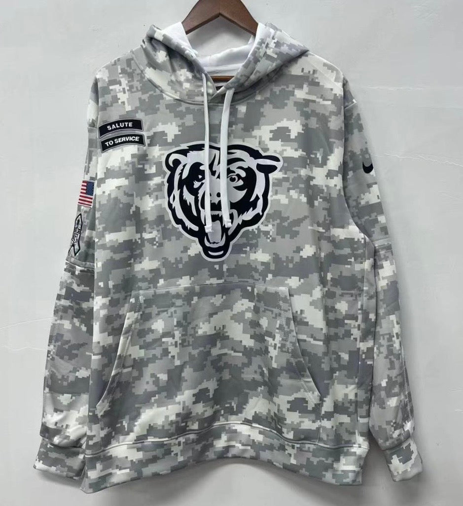 Chicago Bears 2024 Official Nike Salute to Service hoodie product image 1