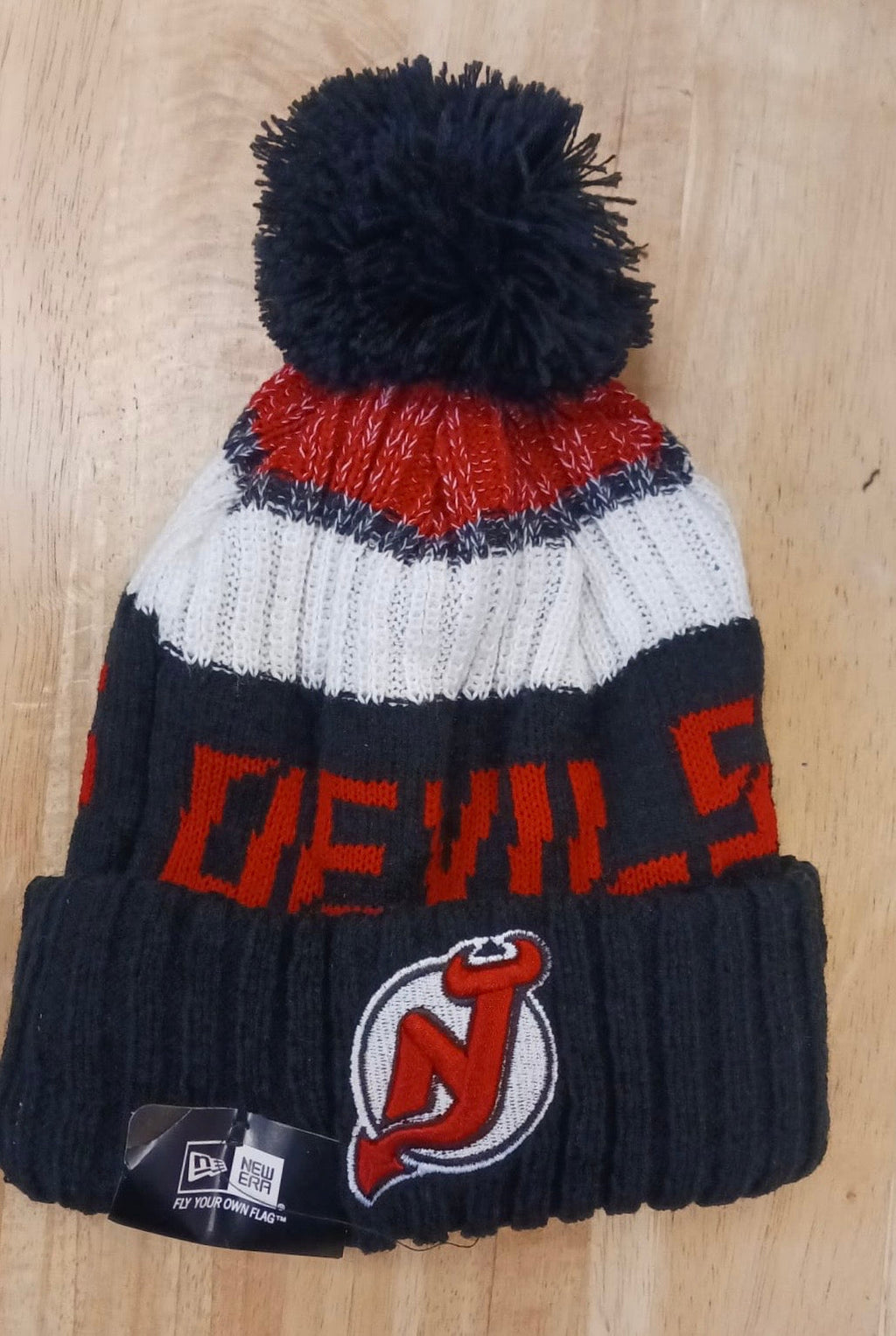 New Jersey Devils NHL Era winter Hat with Pom product image 2