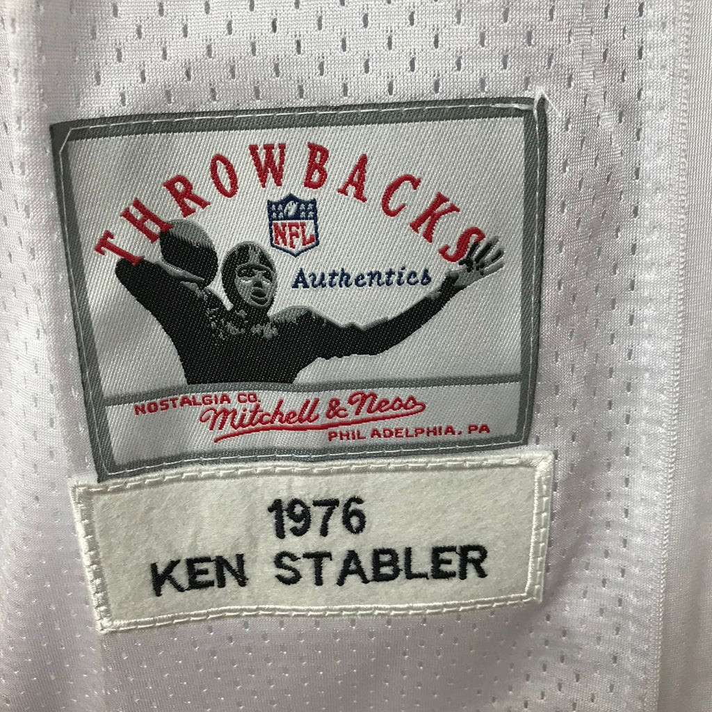 Ken Stabler Oakland Raiders NFL Mitchell & Ness Jersey white product image 3