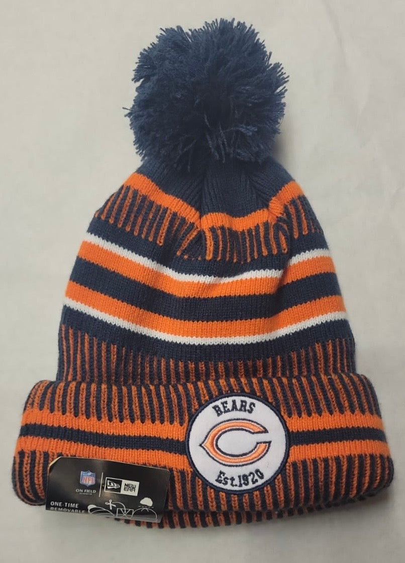 Chicago Bears NFL New Era winter Hat with Pom product image 1