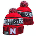 Nebraska Cornhuskers NCAA New Era winter Hat with Pom product image 1