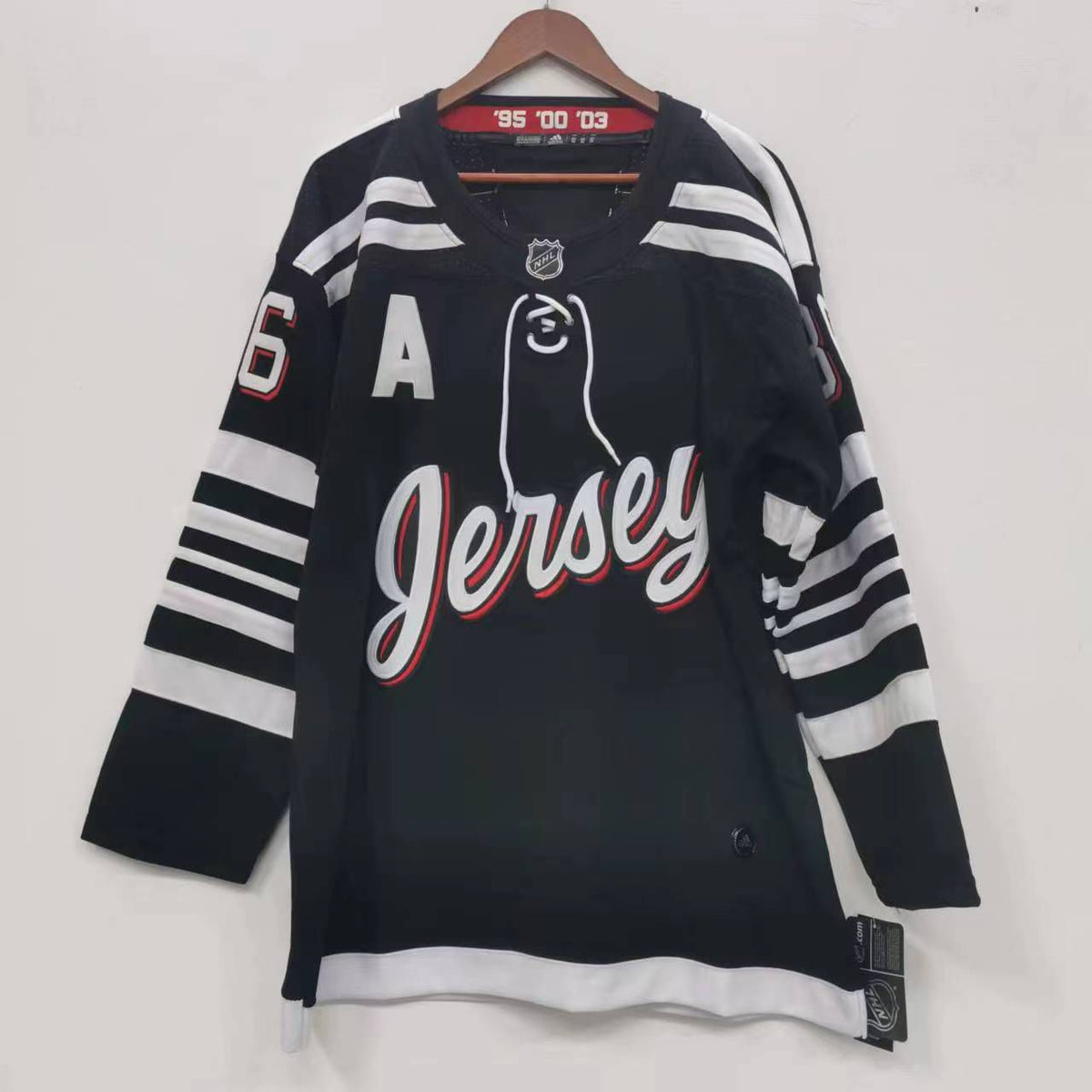 Jack Hughes New Jersey Devils Official NHL Adidas Black product image 2