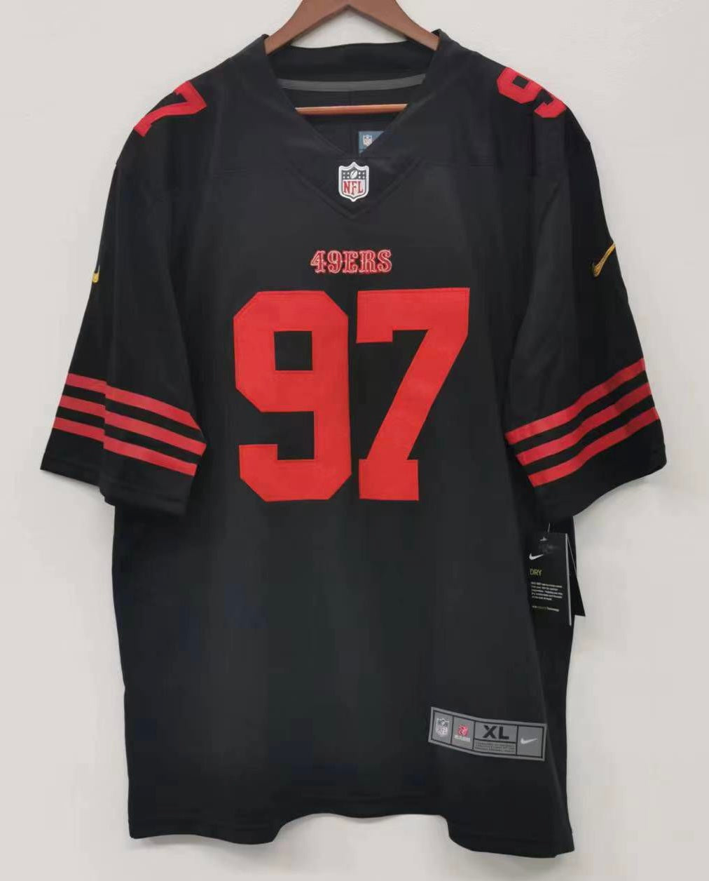 Nick Bosa San Francisco 49ers Official NFL Nike Jersey black product image 2