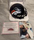 Bo Nix Denver Broncos Autographed Mini Helmet with COA & product image 1