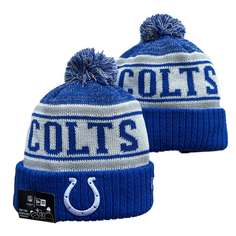 Indianapolis Colts NFL New Era winter knit Hat with Pom product image 1