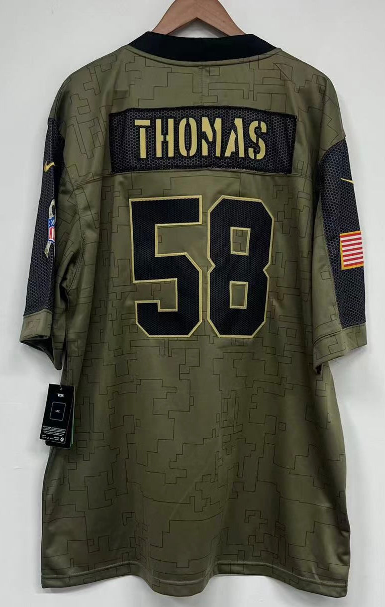 Derrick Thomas Kansas City Chiefs military salute to product image 2