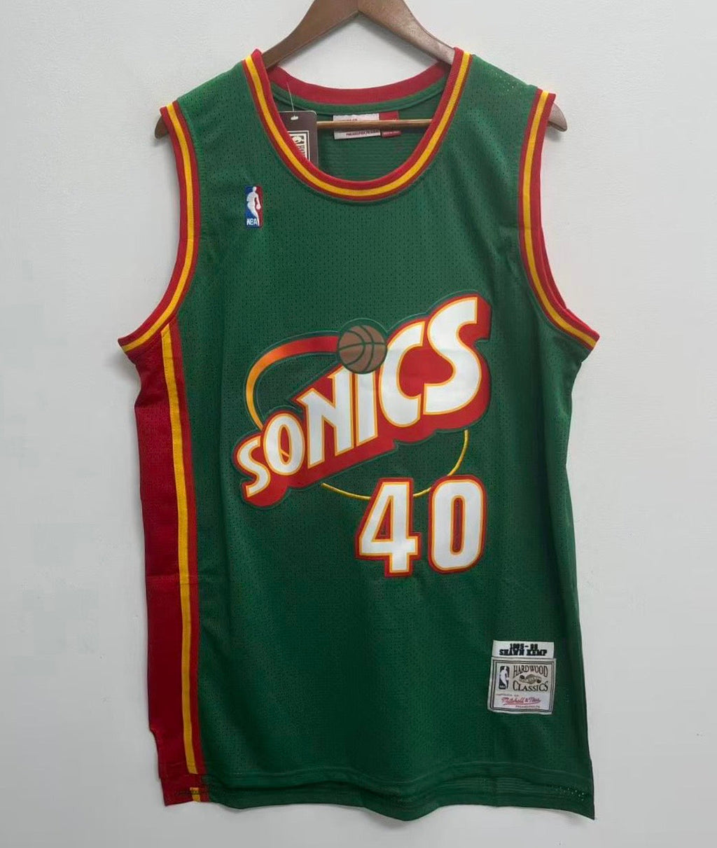 Shawn Kemp Seattle SuperSonics Official NBA Mitchell & Ness product image 5