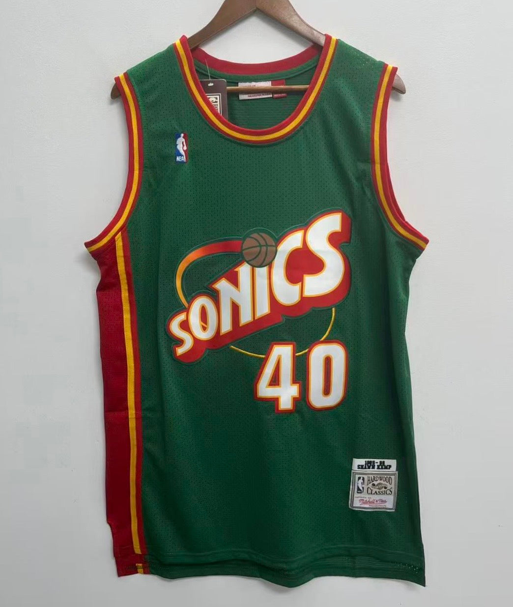 Shawn Kemp Seattle SuperSonics Official NBA Mitchell & Ness product image 5