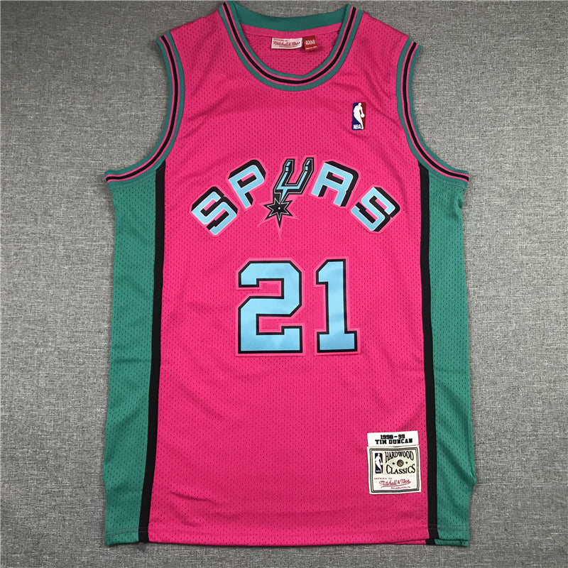 Tim Duncan San Antonio Spurs Jersey pink Mitchell & Ness product image 2