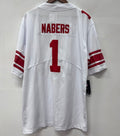 Malik Nabers New York Giants official NFL Nike Jersey white product image 1