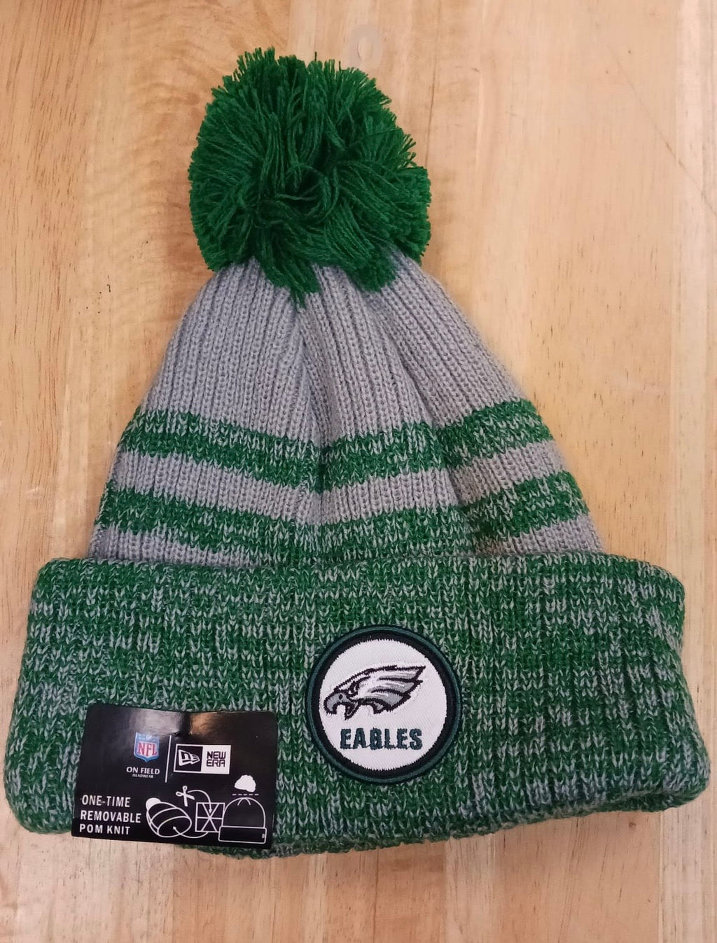 Philadelphia Eagles NFL New Era winter knit Hat with Pom product image 1