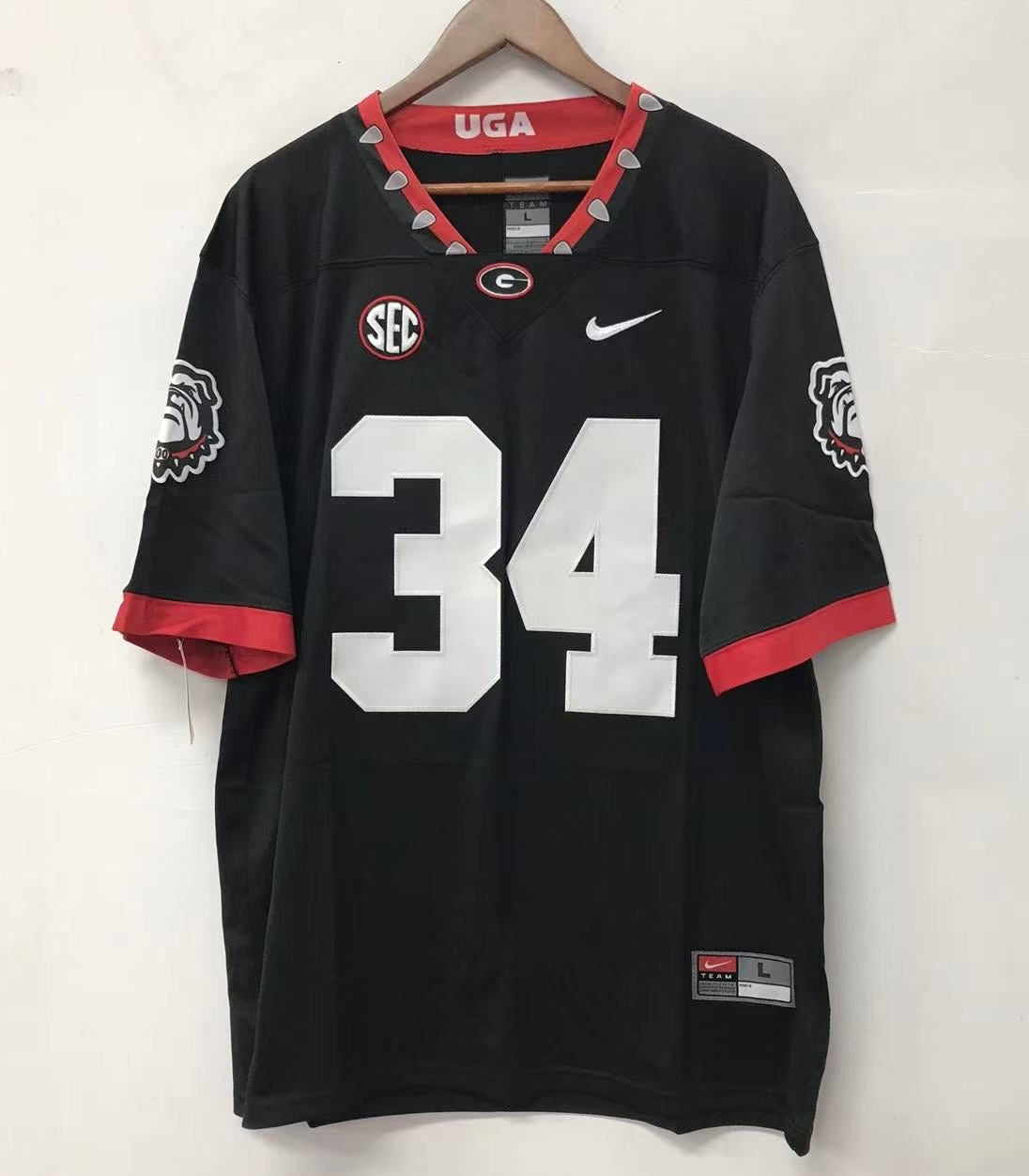Herschel Walker Georgia Bulldogs Official NCAA jersey black product image 2