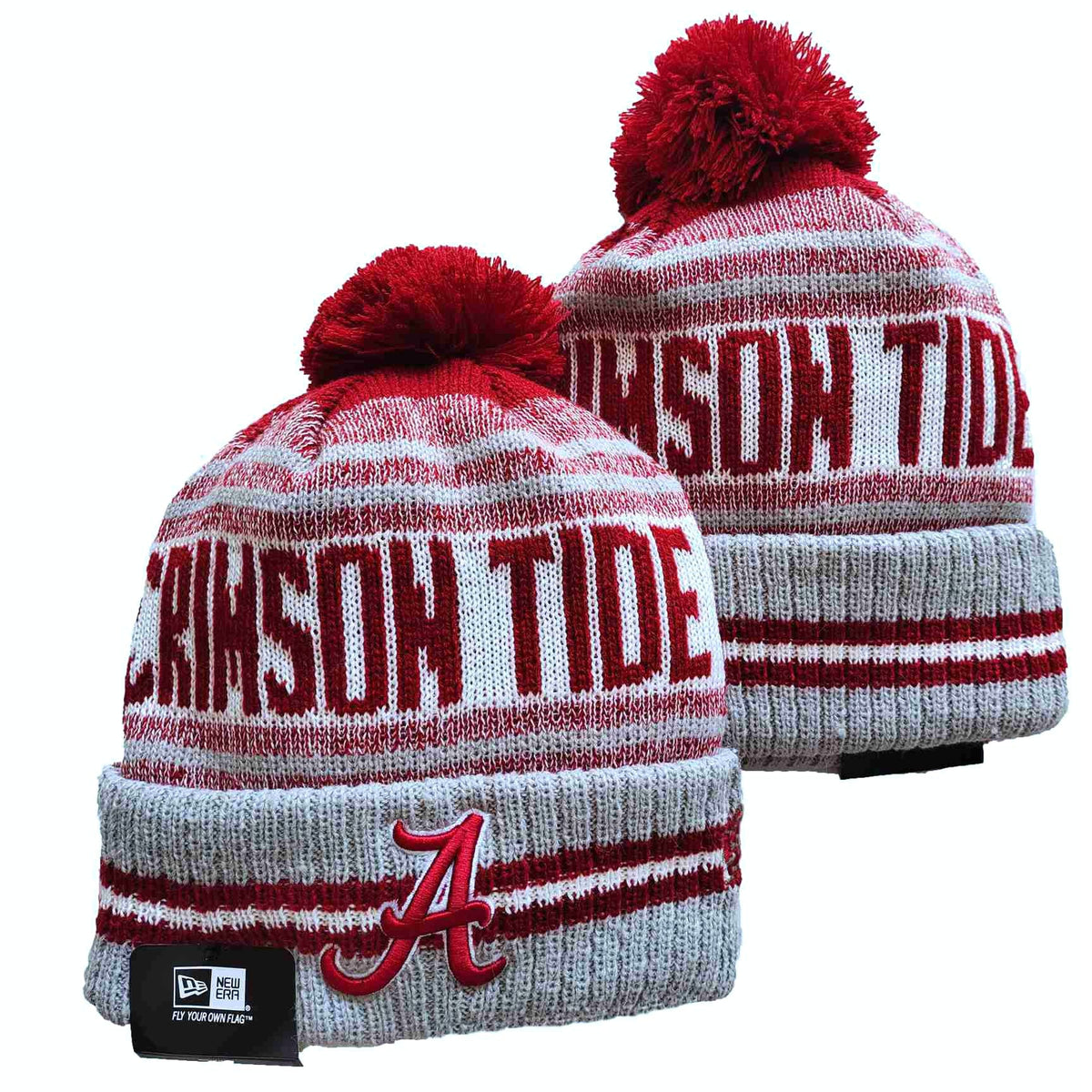 Alabama Crimson Tide NCAA New Era winter Hat with Pom product image 1
