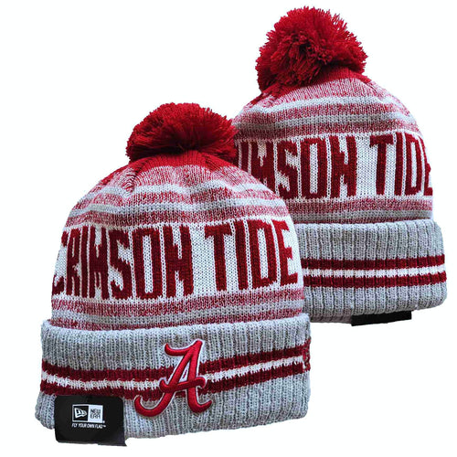 Alabama Crimson Tide NCAA New Era winter Hat with Pom product image 1