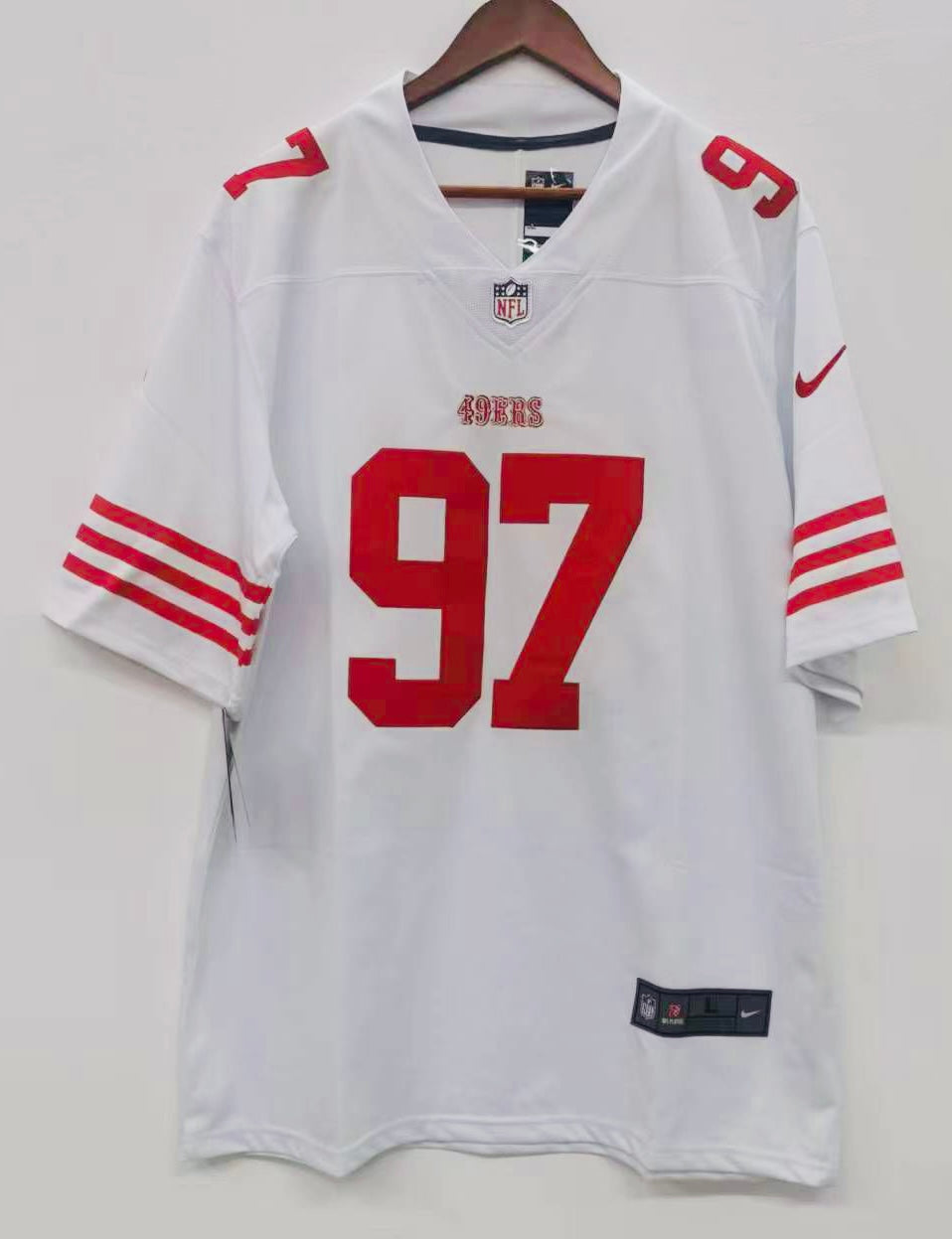 Nick Bosa San Francisco 49ers Jersey white product image 2