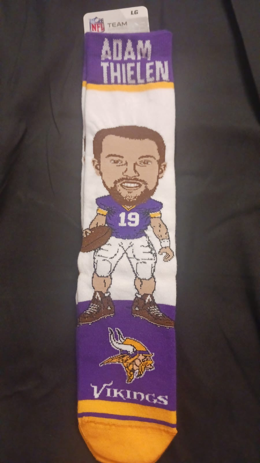 Adam Thielen Minnesota Vikings socks FBF brand product image 3