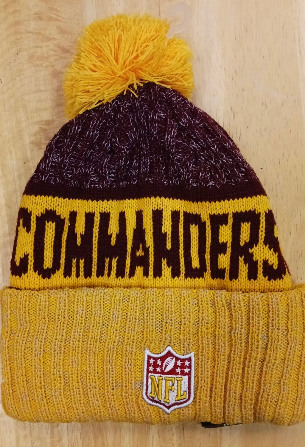 Washington Commanders NFL New Era winter knit Hat with Pom product image 2