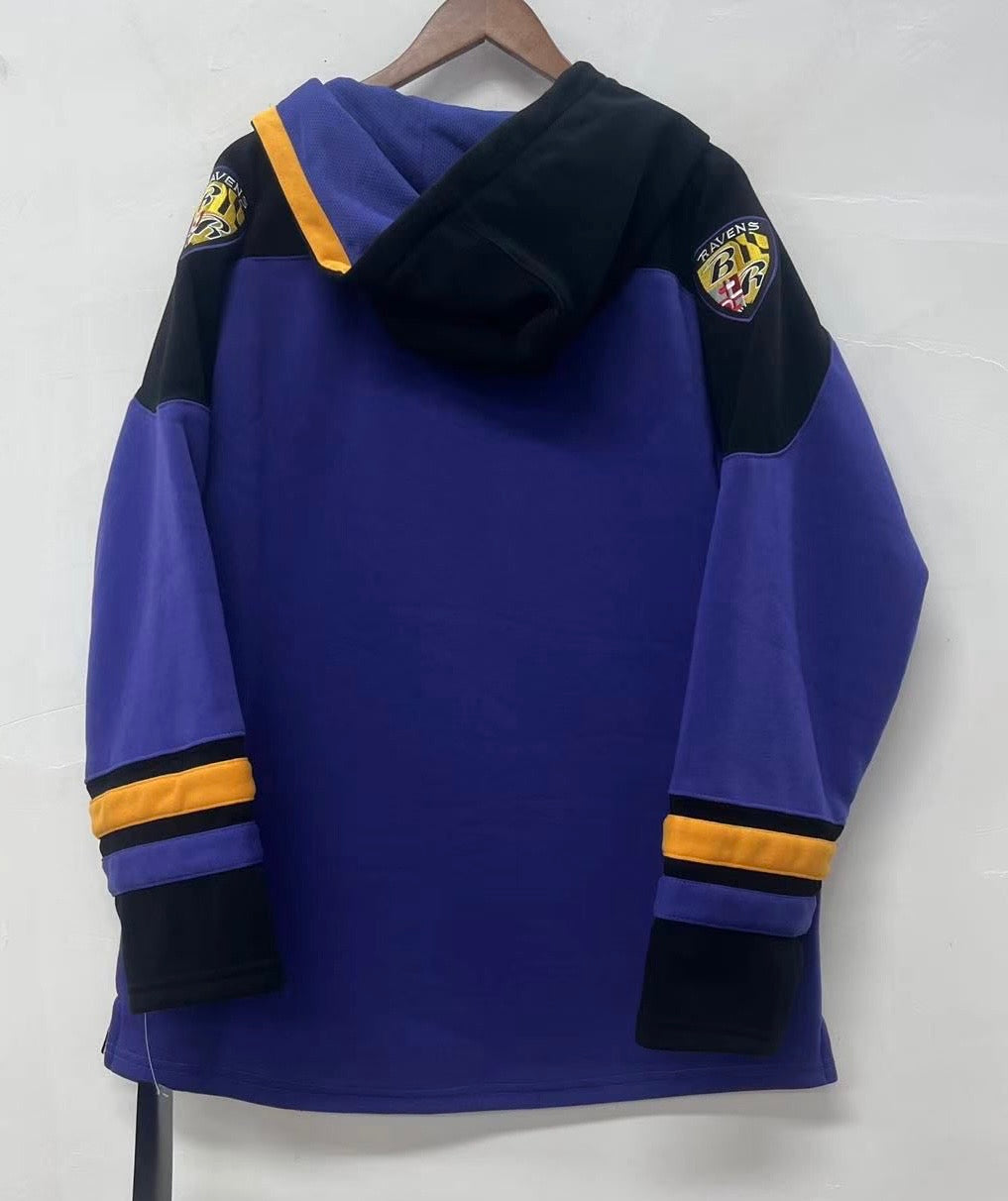 Baltimore Ravens Official NFL Hockey style hoodie product image 2