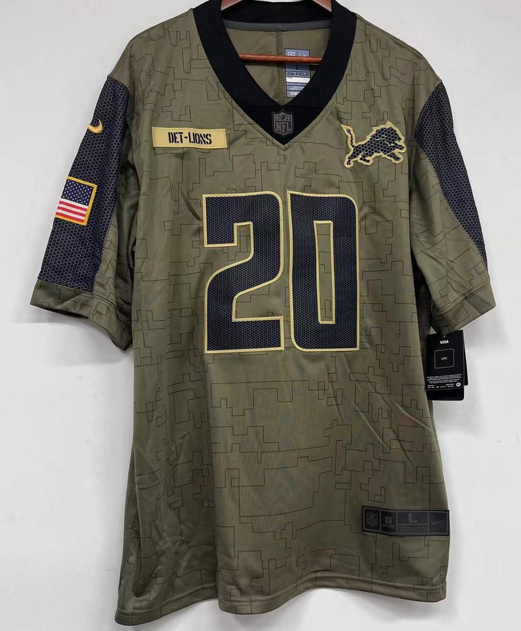 Barry Sanders Detroit Lions military salute to service product image 3