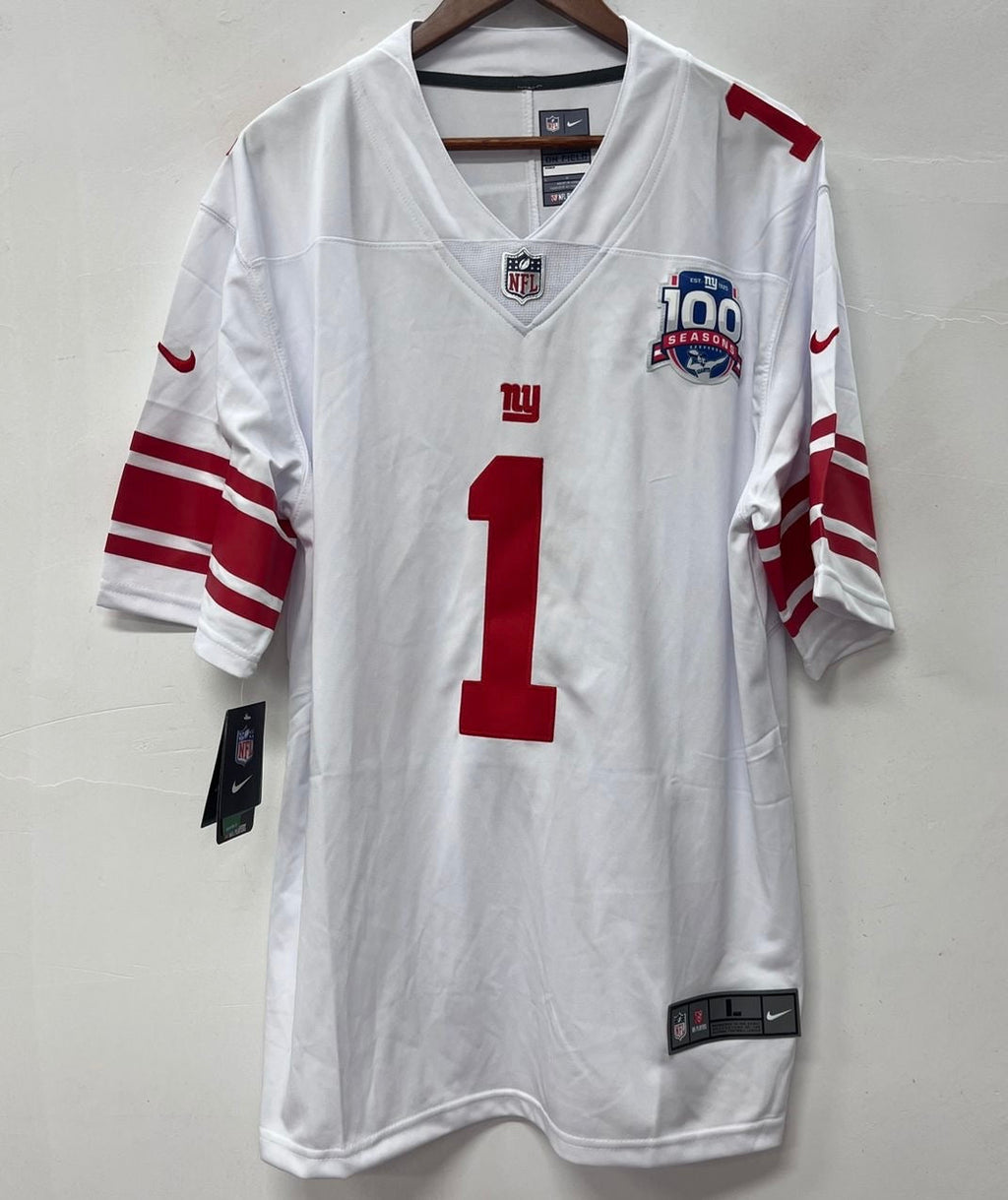 Malik Nabers New York Giants official NFL Nike Jersey white product image 2