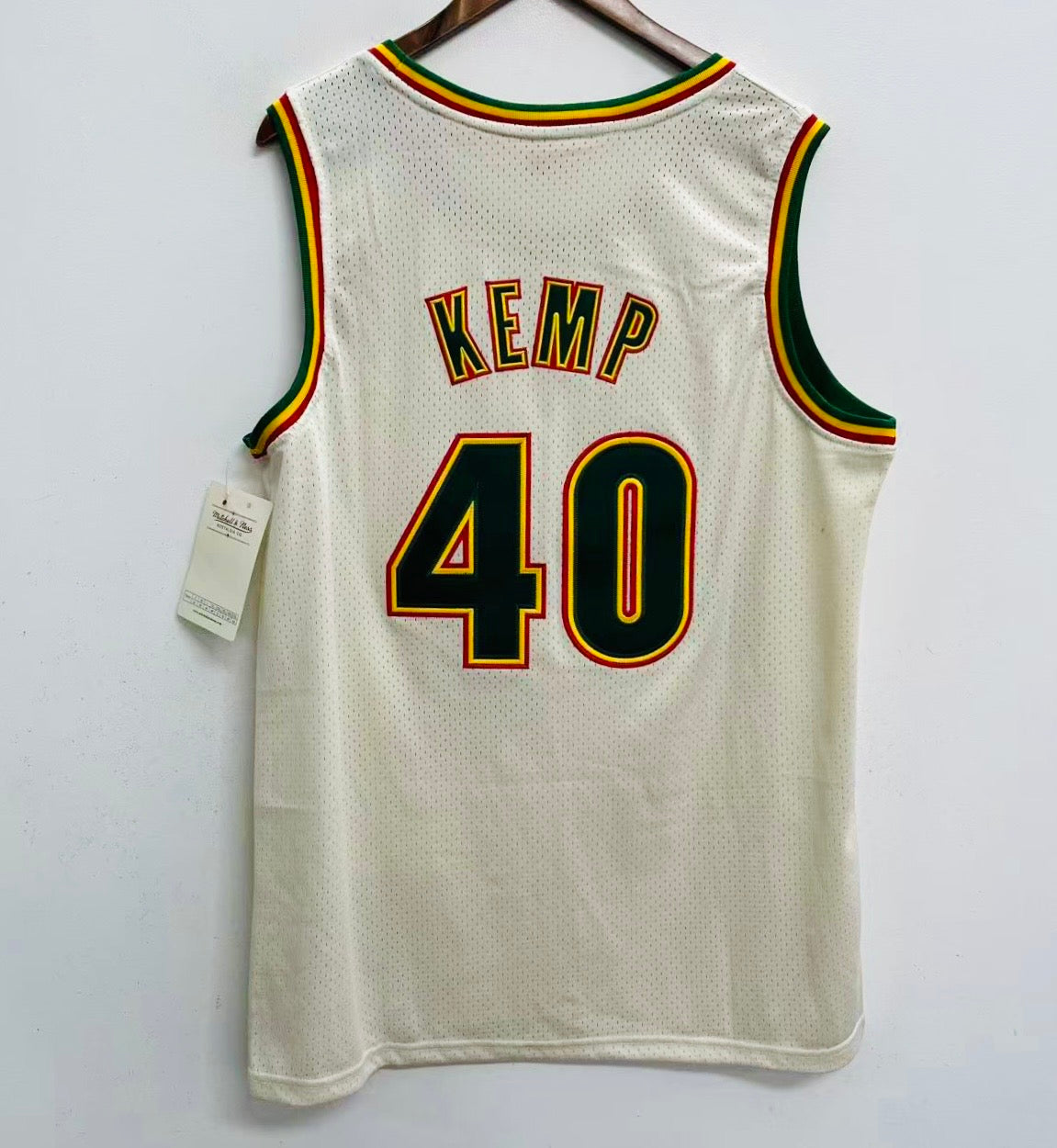 Shawn Kemp Seattle SuperSonics Official NBA Mitchell & Ness product image 1