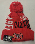 San Francisco 49ers NFL New Era winter Hat with Pom product image 1