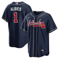 Ozzie Albies Atlanta Braves Official MLB Nike Jersey dark product image 1