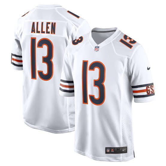 Keenan Allen Chicago Bears official Nike NFL Jersey white product image 1