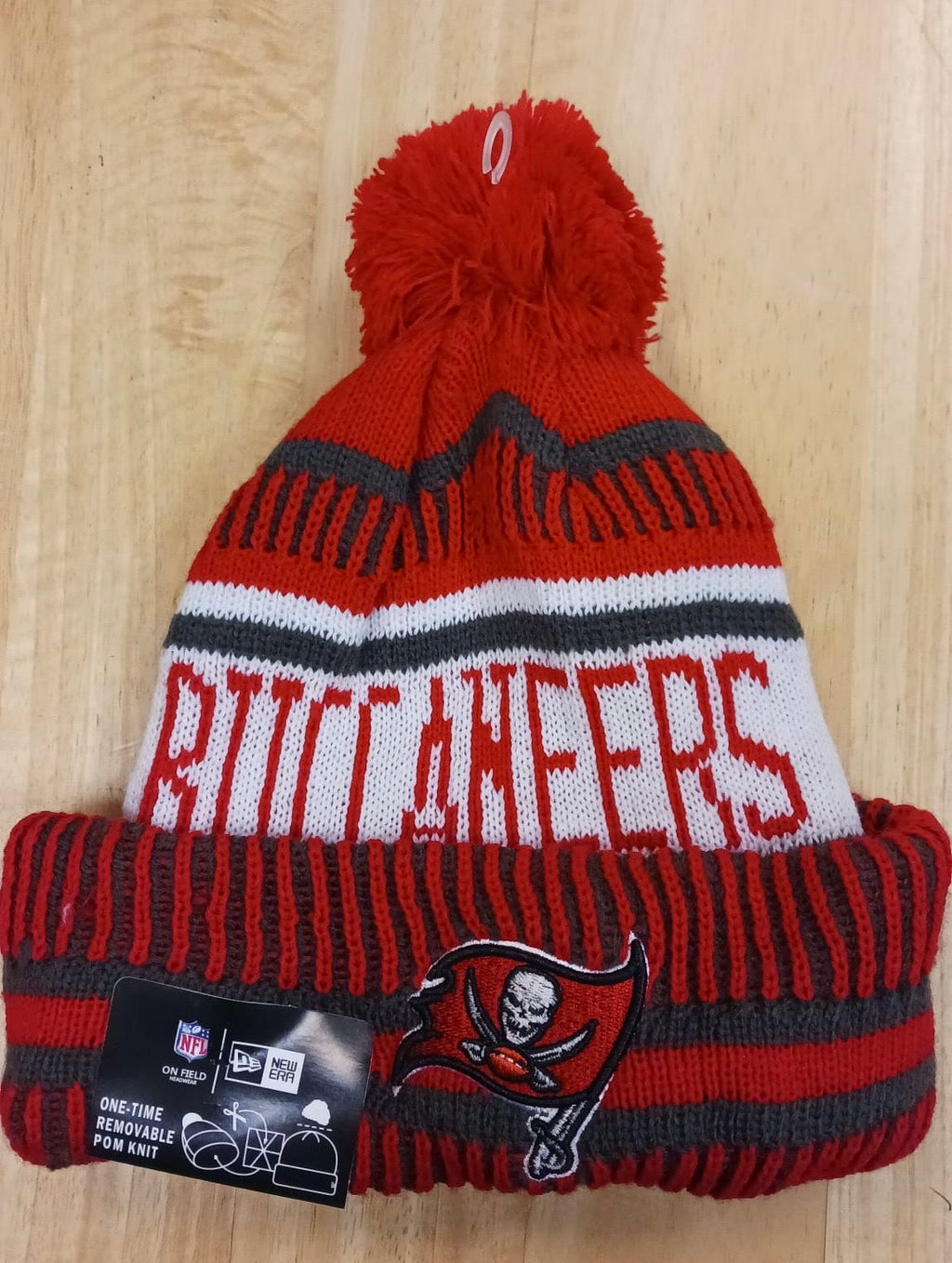 Tampa Bay Buccaneers NFL New Era winter knit Hat with Pom product image 1