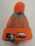 Denver Broncos NFL New Era winter Hat with Pom product image 1