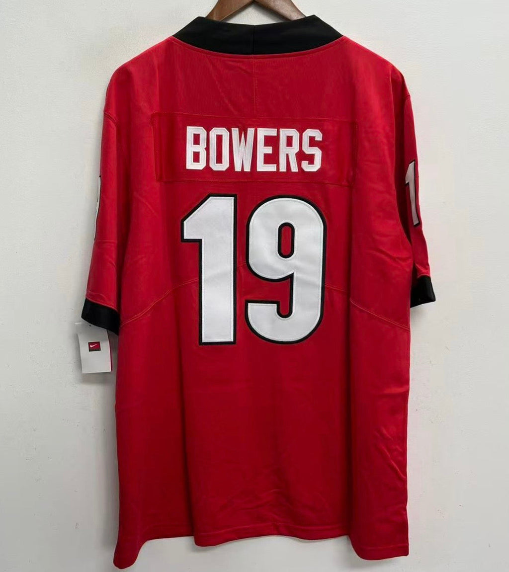 Brock Bowers Georgia Bulldogs Official NCAA Nike Jersey red product image 1