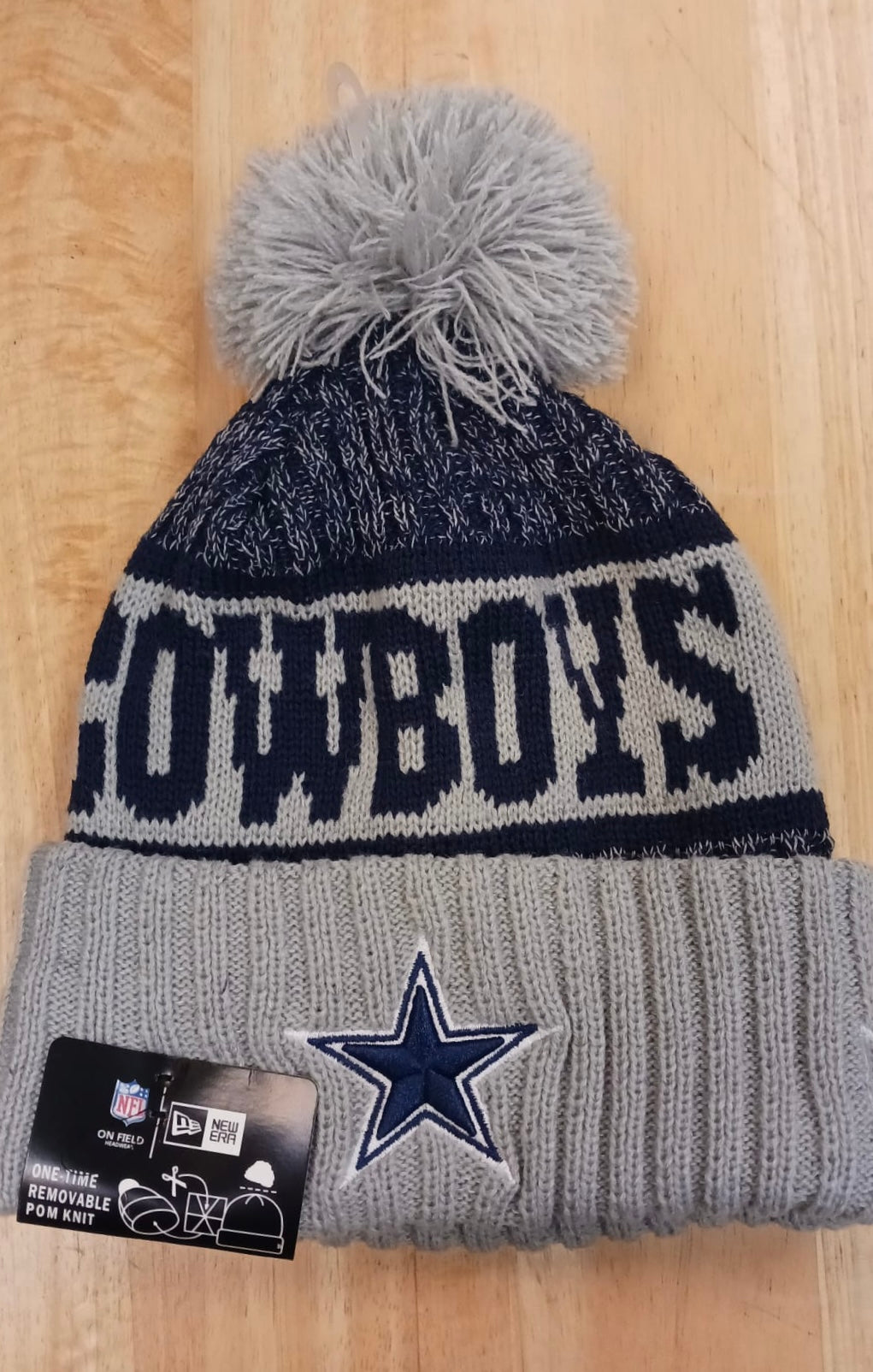 Dallas Cowboys NFL New Era winter knit Hat with Pom product image 1