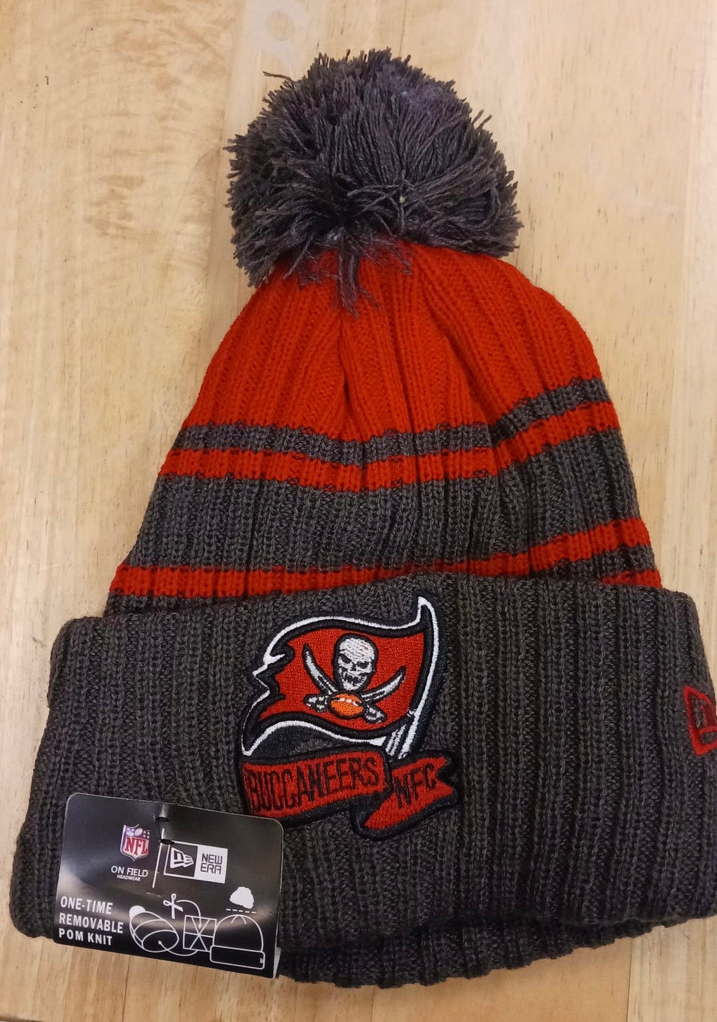 Tampa Bay Buccaneers NFL New Era winter knit Hat with Pom product image 1