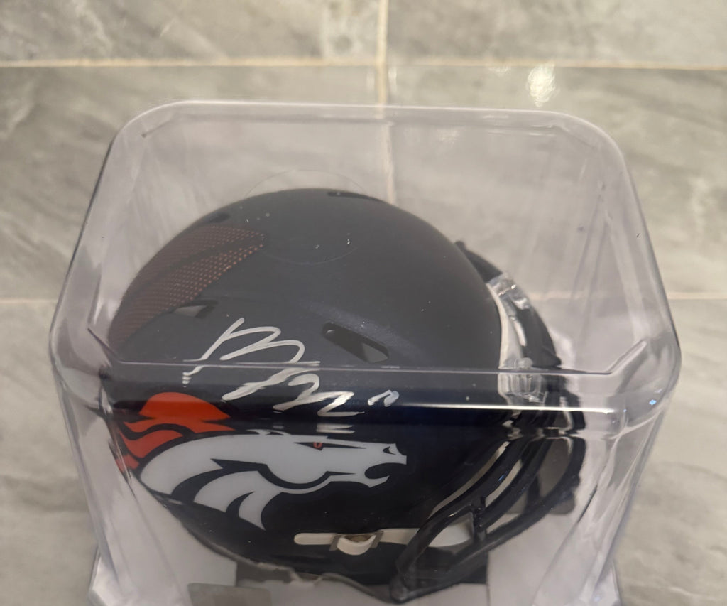 Bo Nix Denver Broncos Autographed Mini Helmet with COA & product image 5