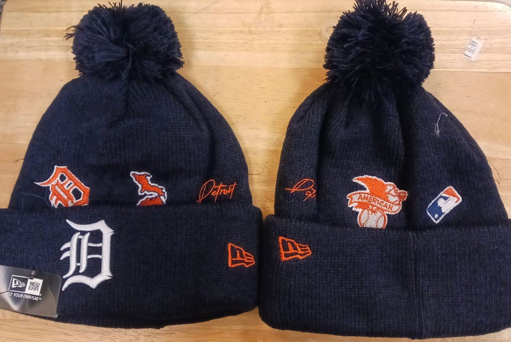 Detroit Tigers MLB New Era winter Hat with Pom product image 2